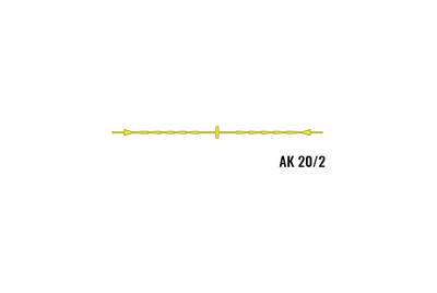 PVC 2.5 mm Su tutucu bandı (AK20-2) 20 mt. - 2